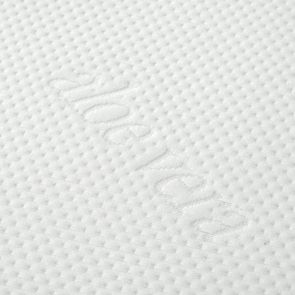 Materasso in memory foam Plush 10 gel di media grandezza in una scatola con fodera traspirante in aloe vera bianca