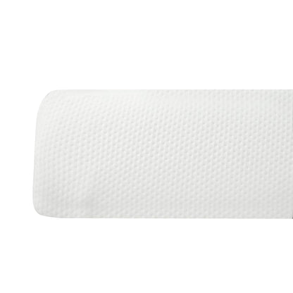 Materasso in memory foam Plush 8 Gel Medium in una scatola con fodera traspirante in aloe vera bianca
