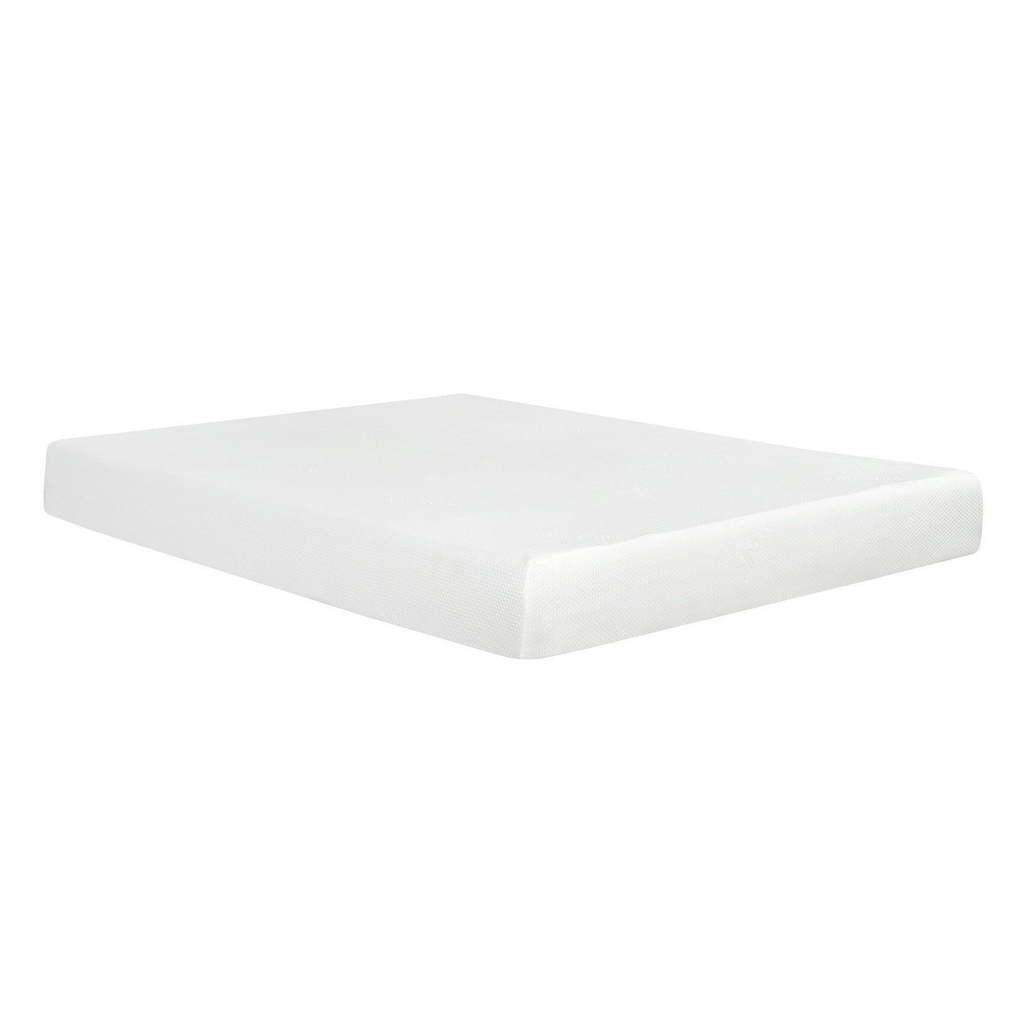 Materasso in memory foam Plush 8 Gel Medium in una scatola con fodera traspirante in aloe vera bianca