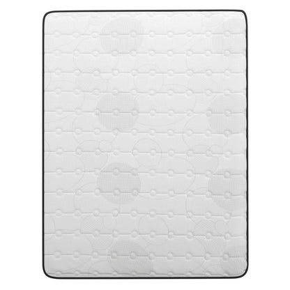 Materasso ibrido a molle insacchettate con cuscino superiore europeo per alleviare la pressione, in una scatola