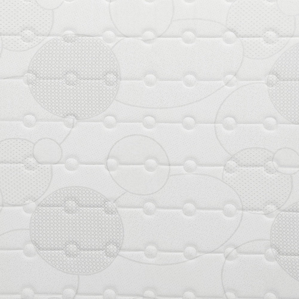 Materasso ibrido a molle insacchettate con cuscino superiore europeo per alleviare la pressione, in una scatola