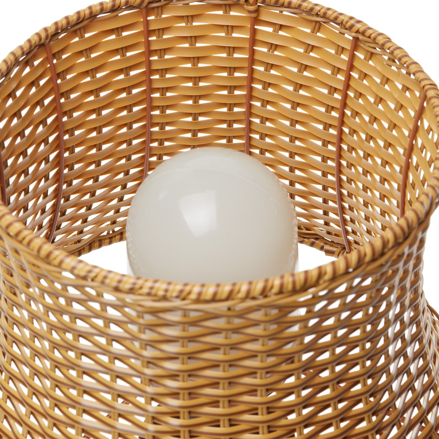 Lampada da tavolo per esterni Pocologan Tan da 25,25 pollici di Havenside Home - 12,5 L x 12,5 W x 25,25 H