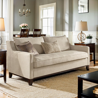 Divano in tessuto Podgorica con cuscini in piuma