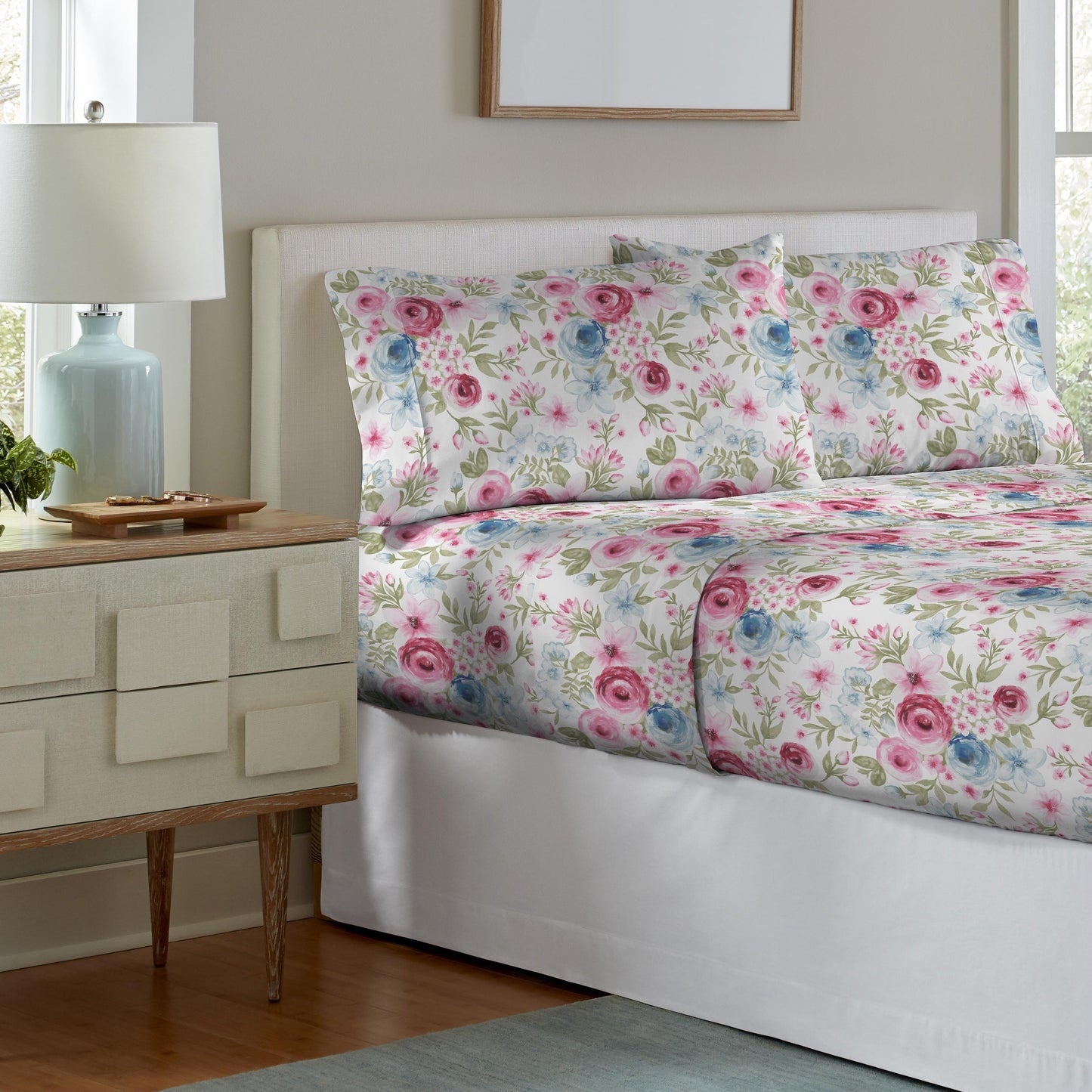 Set di lenzuola in flanella di cotone Pointehaven da 175 g/m² con lenzuola oversize