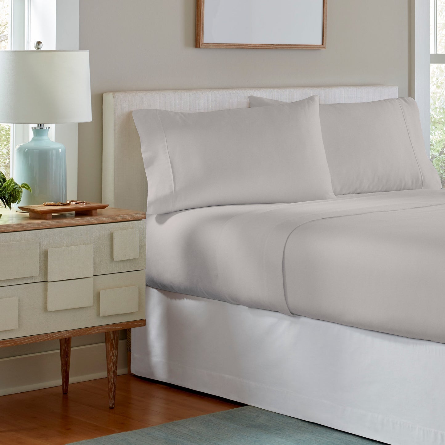 Set di lenzuola in flanella di cotone Pointehaven da 175 g/m² con lenzuola oversize