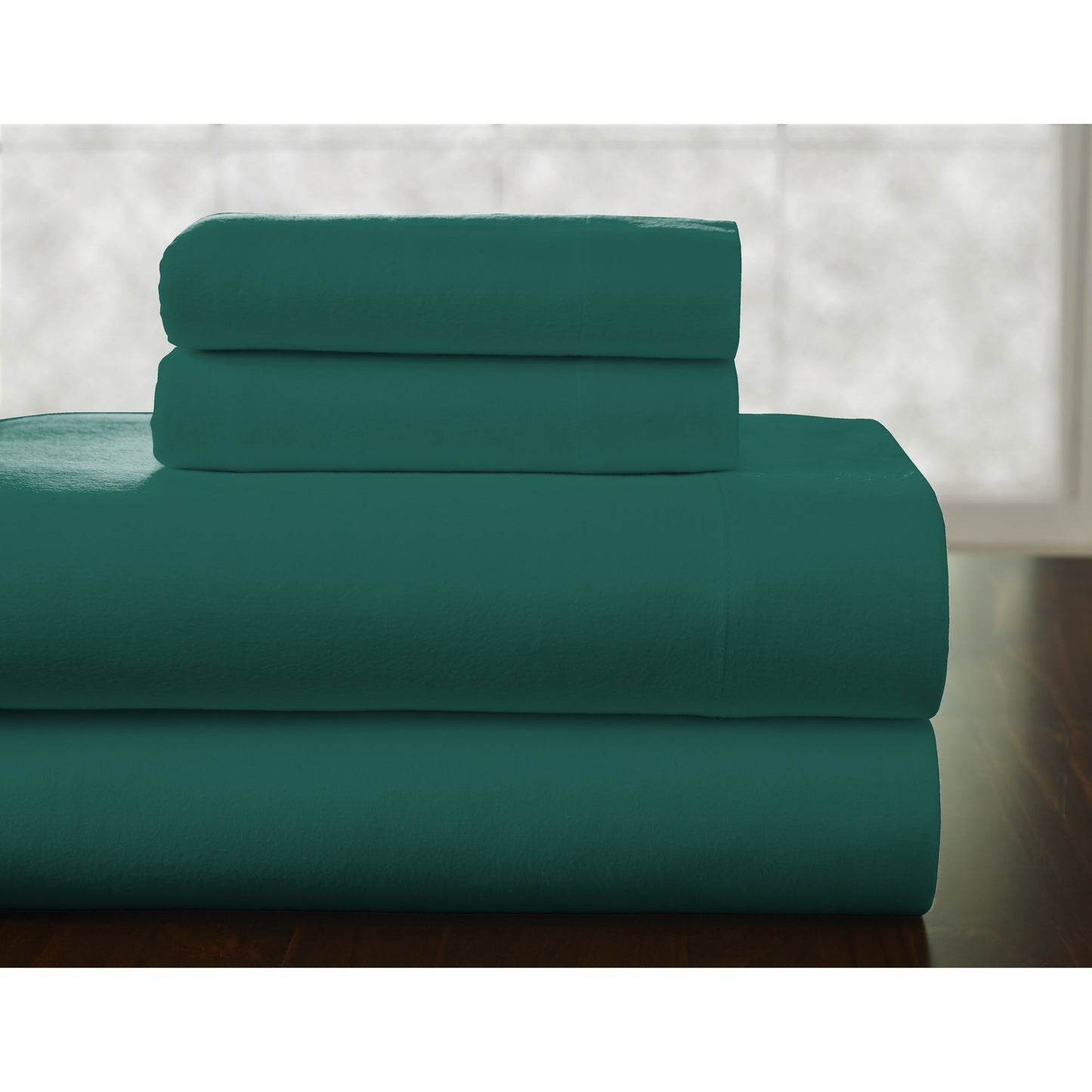 Set di lenzuola in flanella di cotone Pointehaven da 175 g/m² con lenzuola oversize