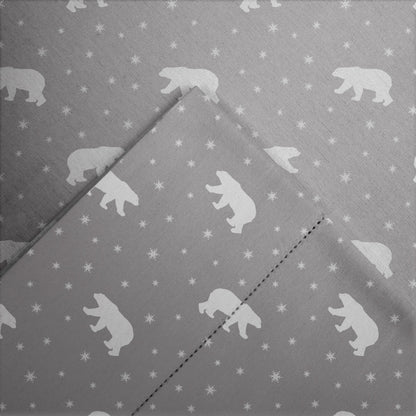 Set di lenzuola in flanella di cotone Pointehaven da 175 g/m² con lenzuola oversize