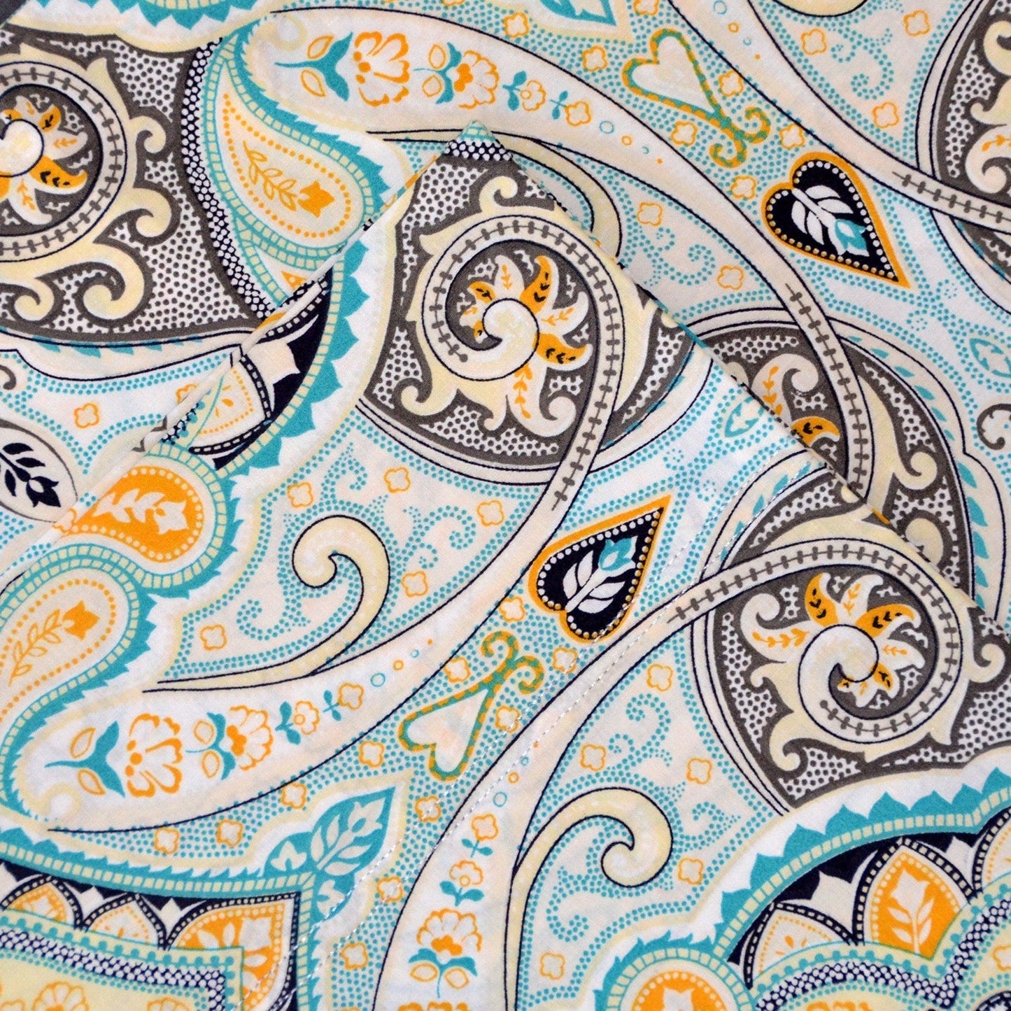 Set di lenzuola in percalle stampato con motivo paisley in cotone 200 TC Pointehaven