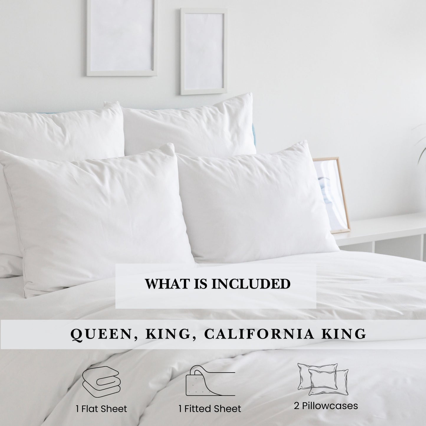 Set di lenzuola con tasche extra profonde in cotone a fibra lunga Pointehaven da 500 fili