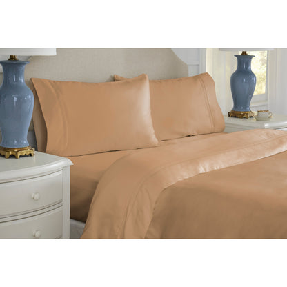 Set di lenzuola in cotone a fibra lunga Pointehaven Deep Pocket 620 fili