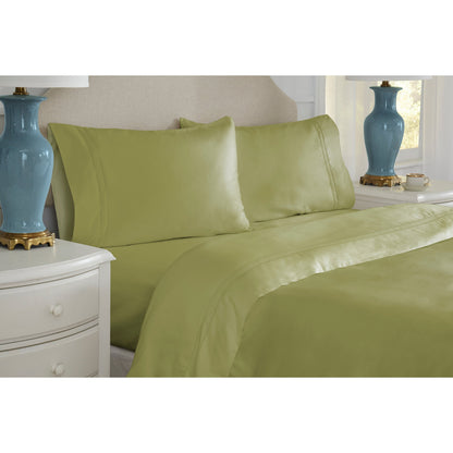 Set di lenzuola in cotone a fibra lunga Pointehaven Deep Pocket 620 fili