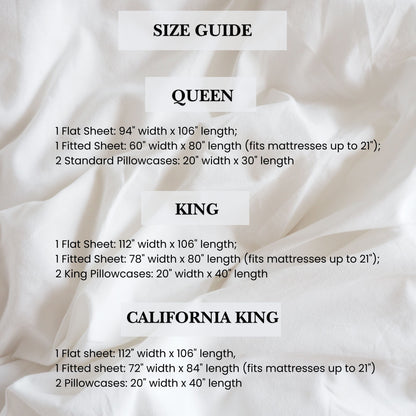 Set di lenzuola oversize in percalle di cotone a fibra lunga Pointehaven, 4 pezzi, percalle rinfrescante ricamato