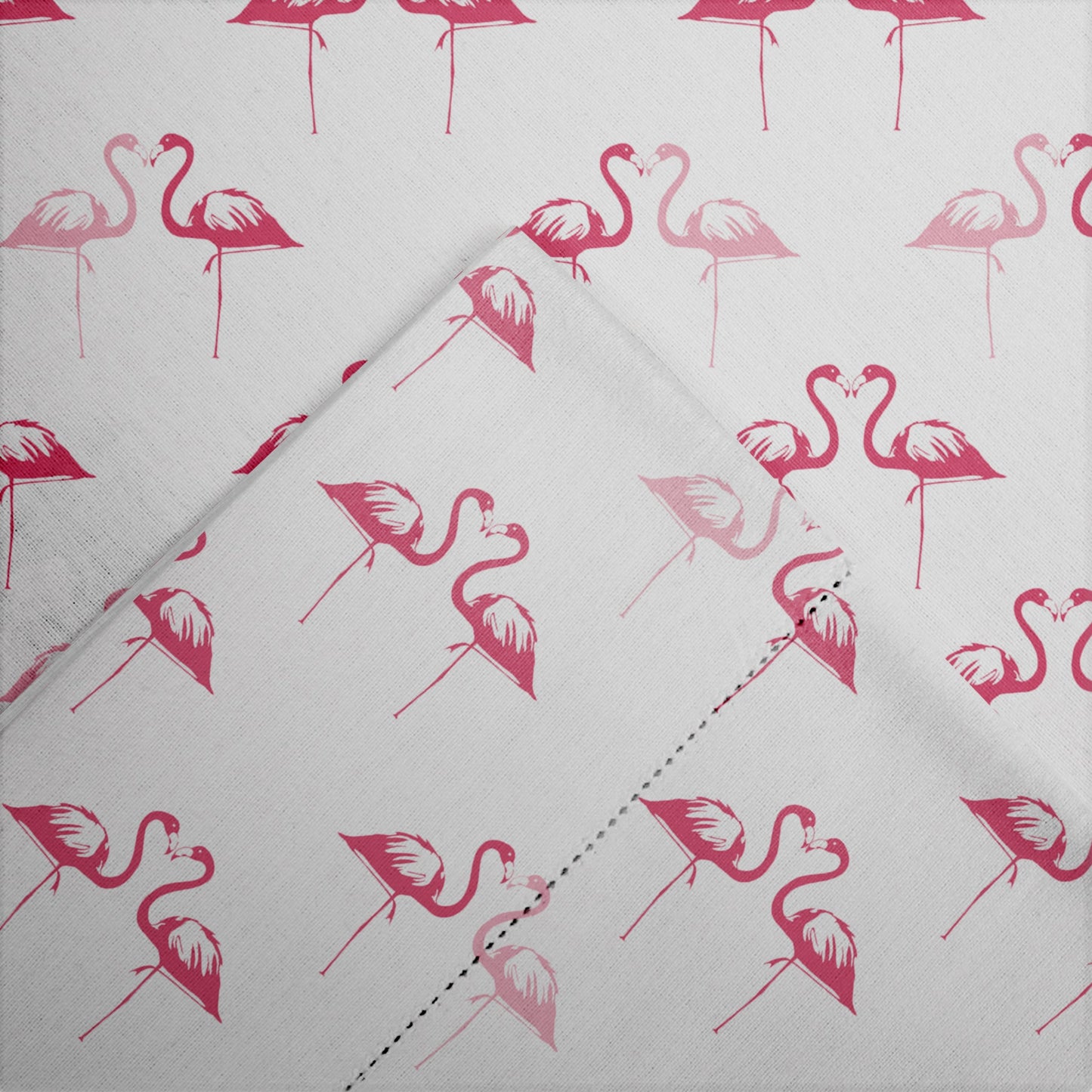 Set di lenzuola con tasca profonda e orlo a giorno in flanella di cotone stampato Pointehaven