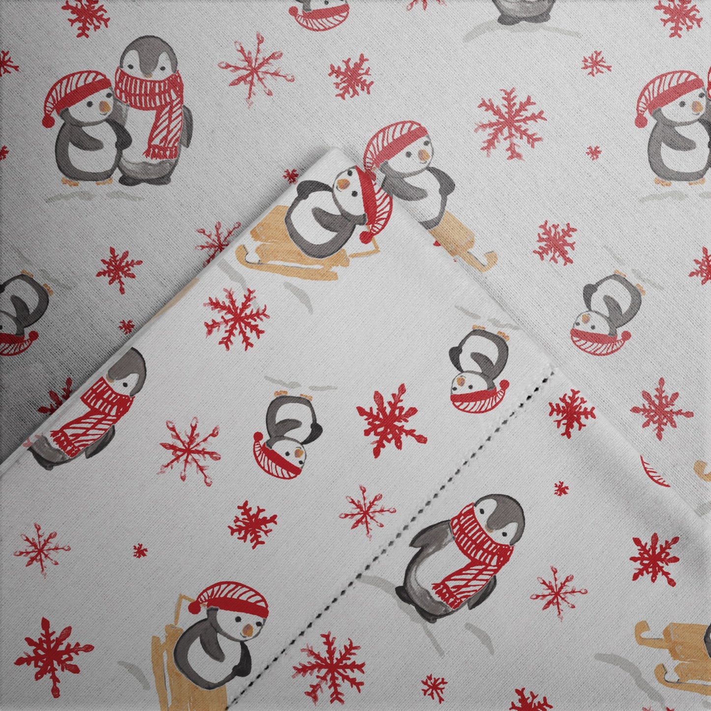 Set di lenzuola in flanella di cotone con tasche profonde Pointehaven Superior Weight