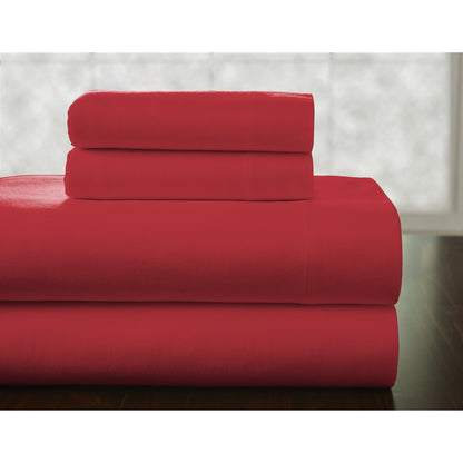 Set di lenzuola in flanella di cotone con tasche profonde Pointehaven Superior Weight