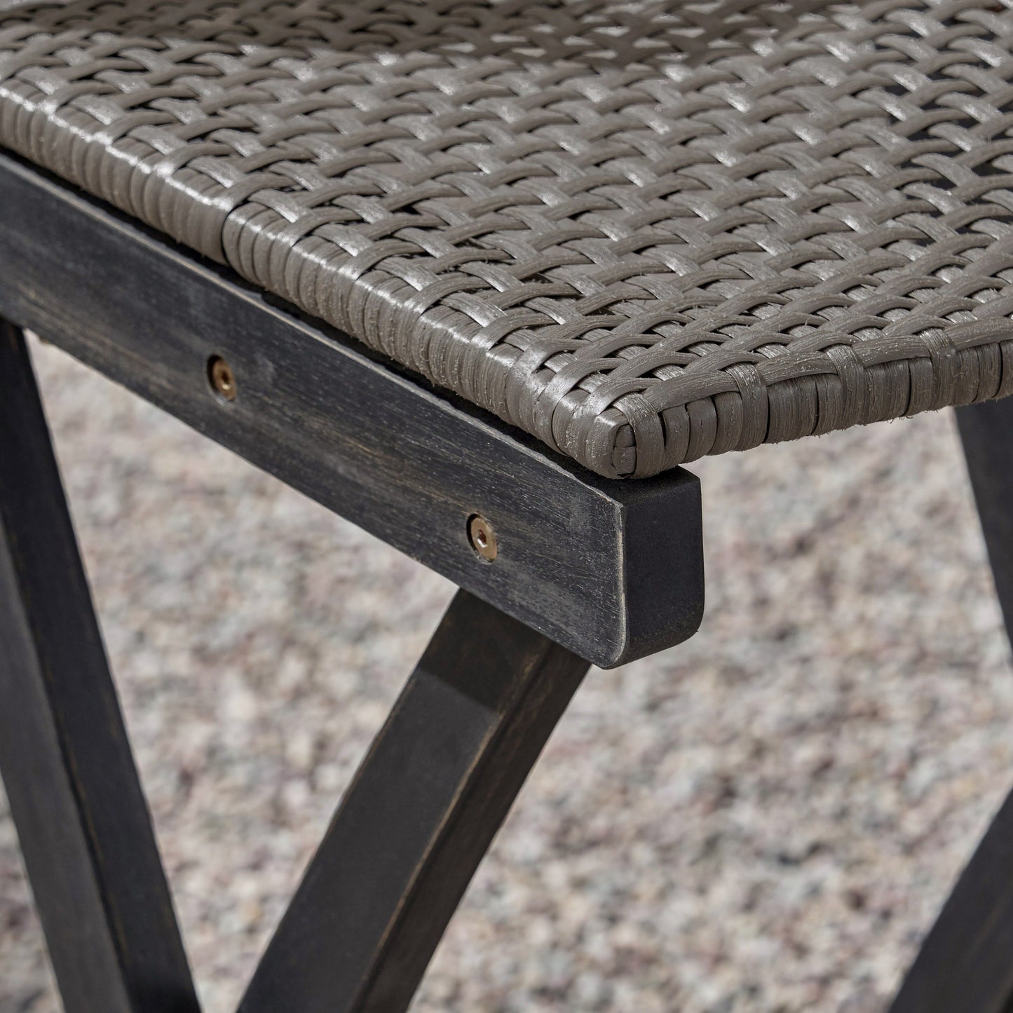 Set da bar per esterni Polaris da 45 pollici, 3 pezzi, di Christopher Knight Home