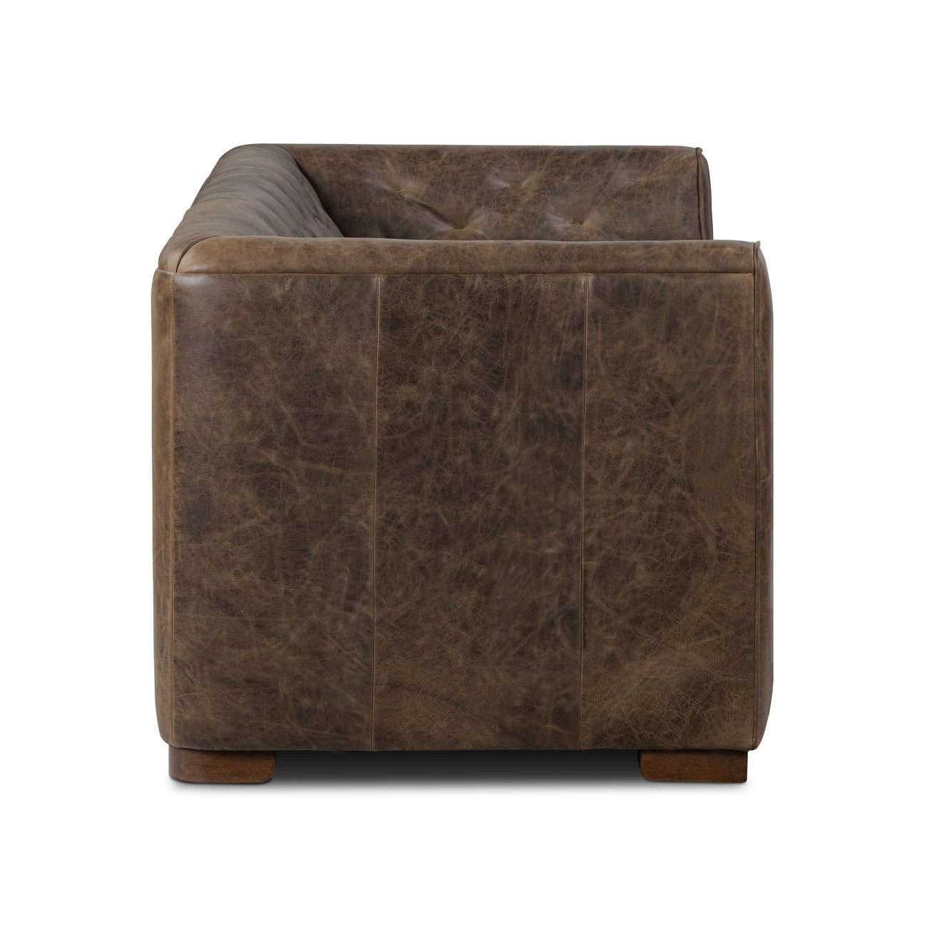 Divano letto trasformabile in vera pelle Poly &amp; Bark Essex 86