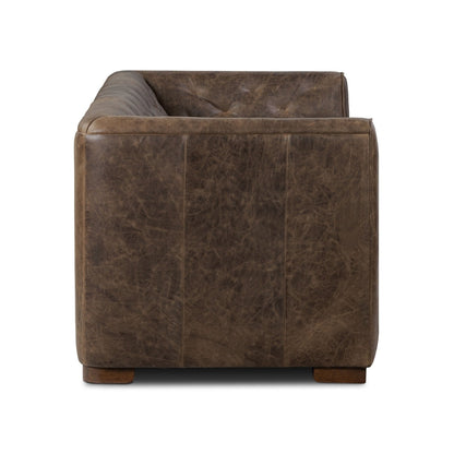 Divano letto trasformabile in vera pelle Poly &amp; Bark Essex 86