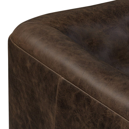 Divano letto trasformabile in vera pelle Poly &amp; Bark Essex 86