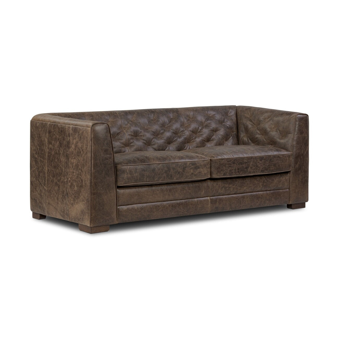 Divano letto trasformabile in vera pelle Poly &amp; Bark Essex 86