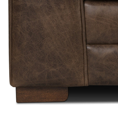 Divano letto trasformabile in vera pelle Poly &amp; Bark Essex 86