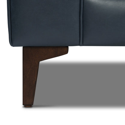 Divano Poly &amp; Bark Essex 89 - Vera pelle italiana pieno fiore