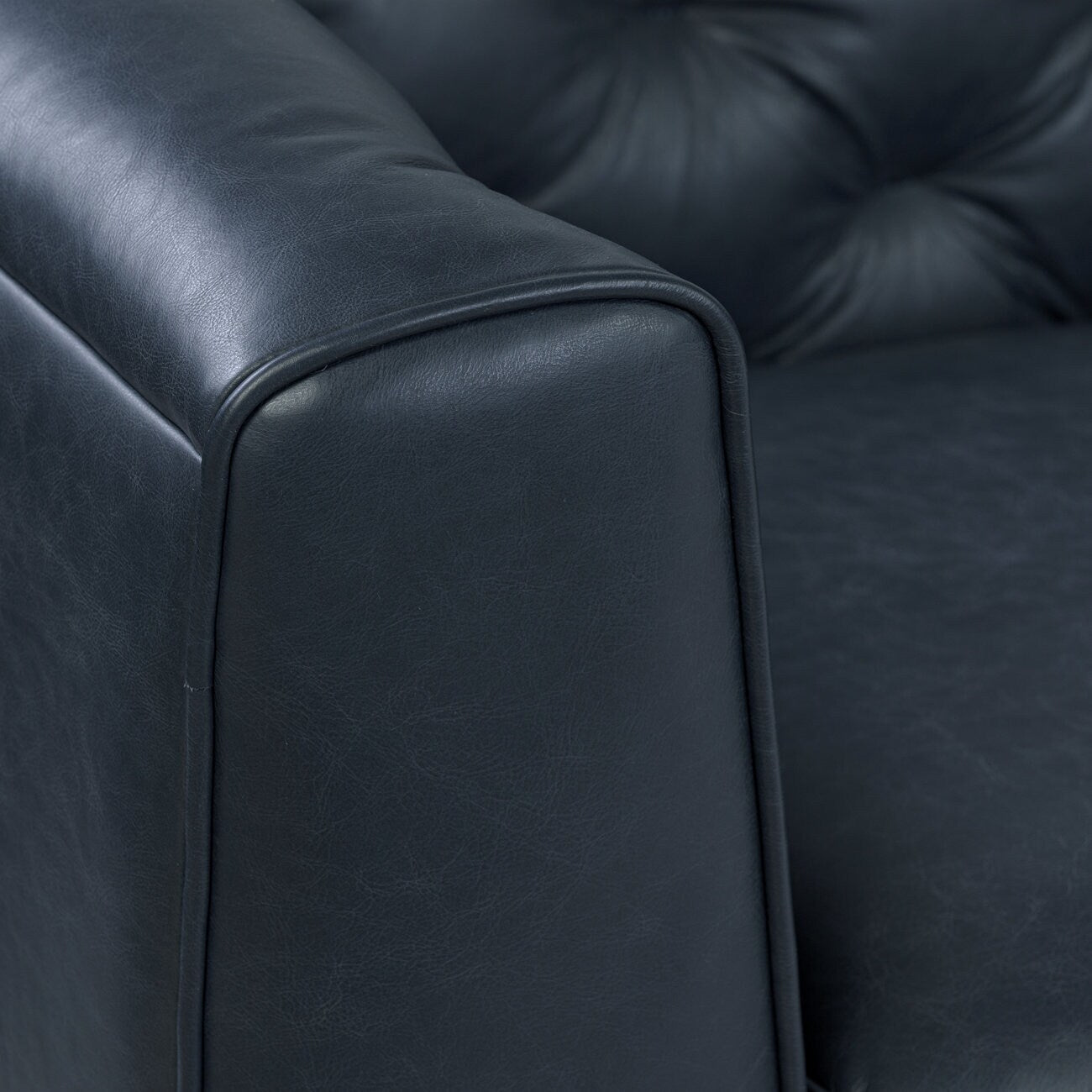 Divano Poly &amp; Bark Essex 89 - Vera pelle italiana pieno fiore