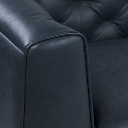 Divano Poly &amp; Bark Essex 89 - Vera pelle italiana pieno fiore