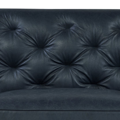 Divano Poly &amp; Bark Essex 89 - Vera pelle italiana pieno fiore