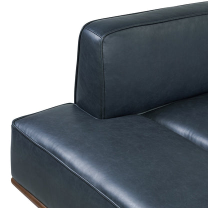 Divano letto Jasper in Poly &amp; Bark - Vera pelle italiana pieno fiore