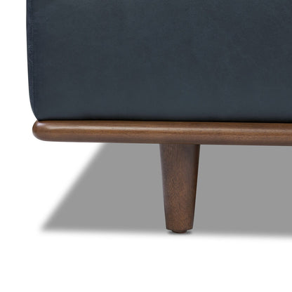 Divano letto Jasper in Poly &amp; Bark - Vera pelle italiana pieno fiore