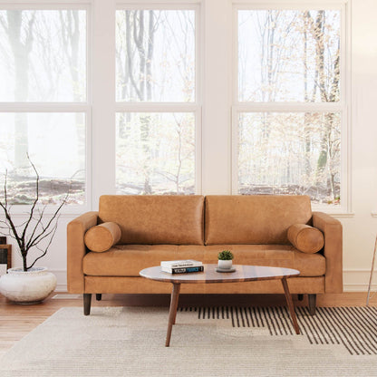 Divano Poly &amp; Bark Napa 72 Apartment - Vera pelle italiana pieno fiore