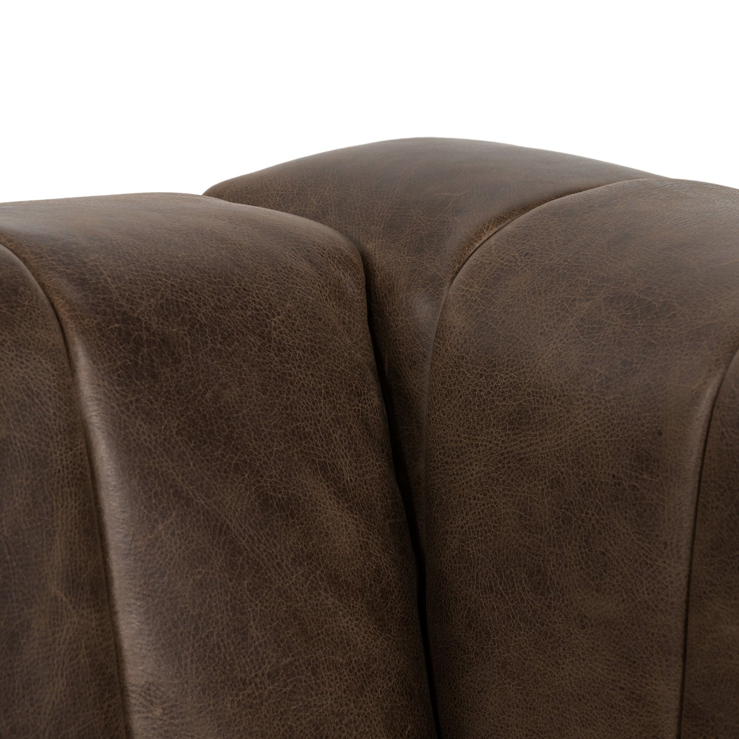 Divano Canale Poly &amp; Bark - Vera pelle italiana pieno fiore