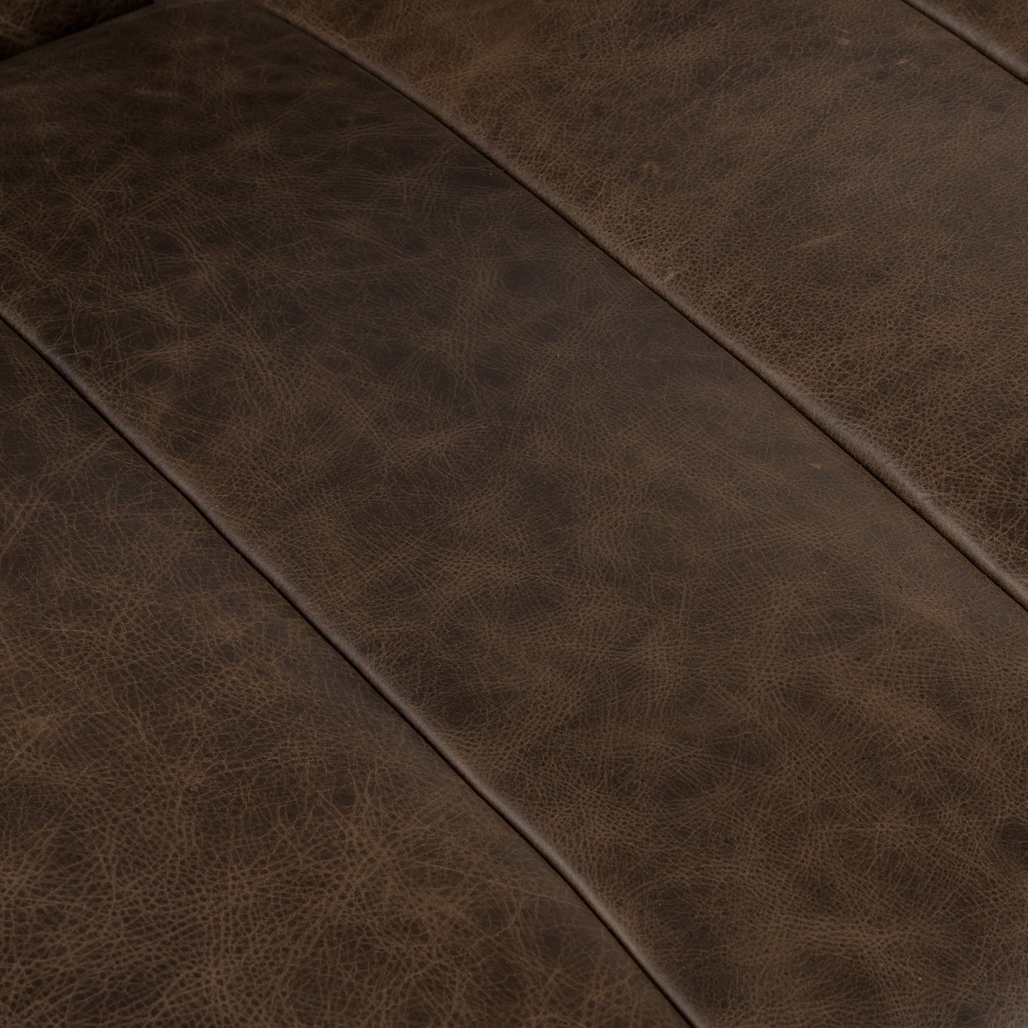 Divano Canale Poly &amp; Bark - Vera pelle italiana pieno fiore