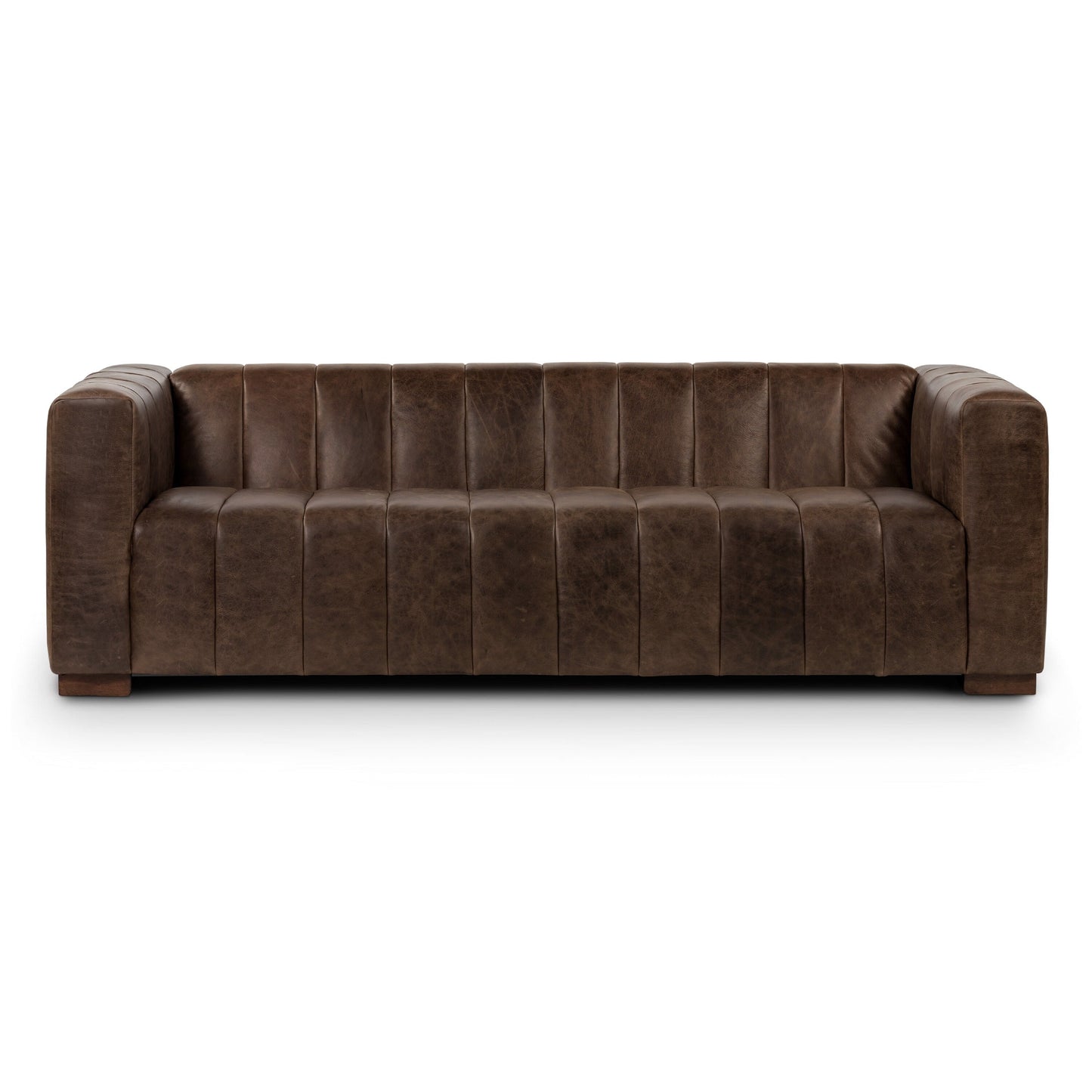 Divano Canale Poly &amp; Bark - Vera pelle italiana pieno fiore