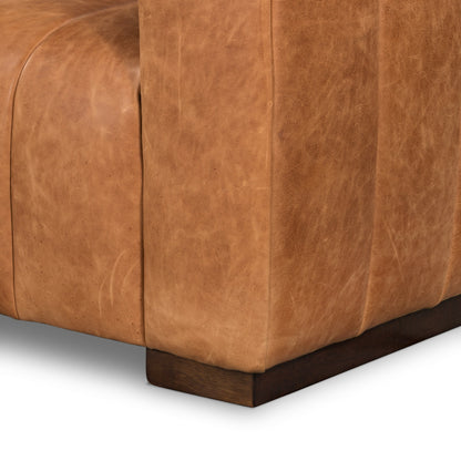 Divano Canale Poly &amp; Bark - Vera pelle italiana pieno fiore