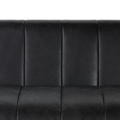 Divano Canale Poly &amp; Bark - Vera pelle italiana pieno fiore