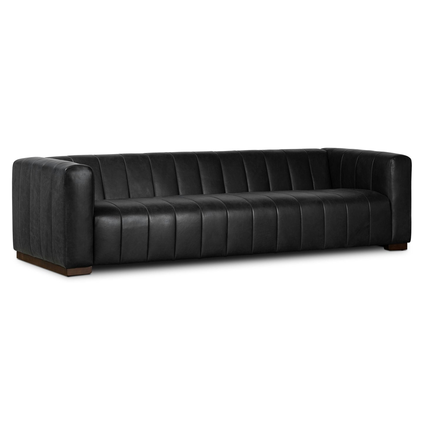 Divano Canale Poly &amp; Bark - Vera pelle italiana pieno fiore