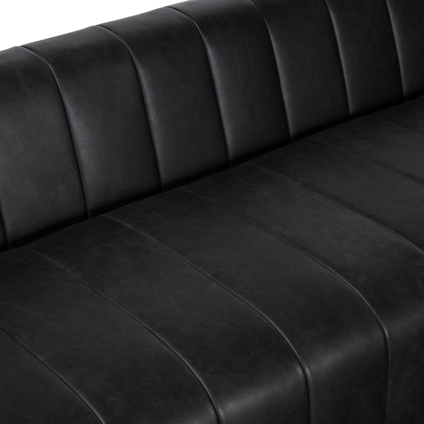 Divano Canale Poly &amp; Bark - Vera pelle italiana pieno fiore