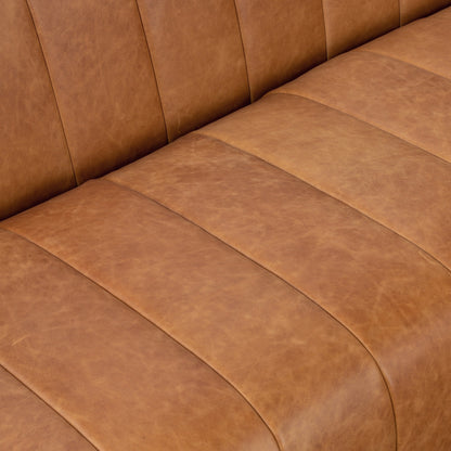 Divano Canale Poly &amp; Bark - Vera pelle italiana pieno fiore