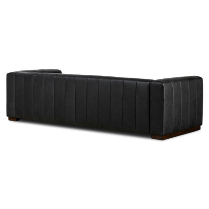 Divano Canale Poly &amp; Bark - Vera pelle italiana pieno fiore