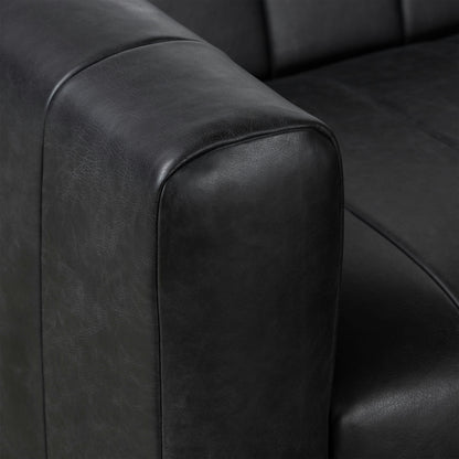 Divano Canale Poly &amp; Bark - Vera pelle italiana pieno fiore