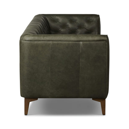 Divano Poly &amp; Bark Essex 89 - Vera pelle italiana pieno fiore