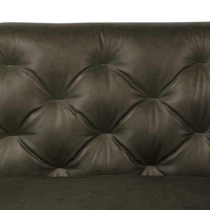 Divano Poly &amp; Bark Essex 89 - Vera pelle italiana pieno fiore