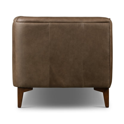 Divano Poly &amp; Bark Essex 89 - Vera pelle italiana pieno fiore