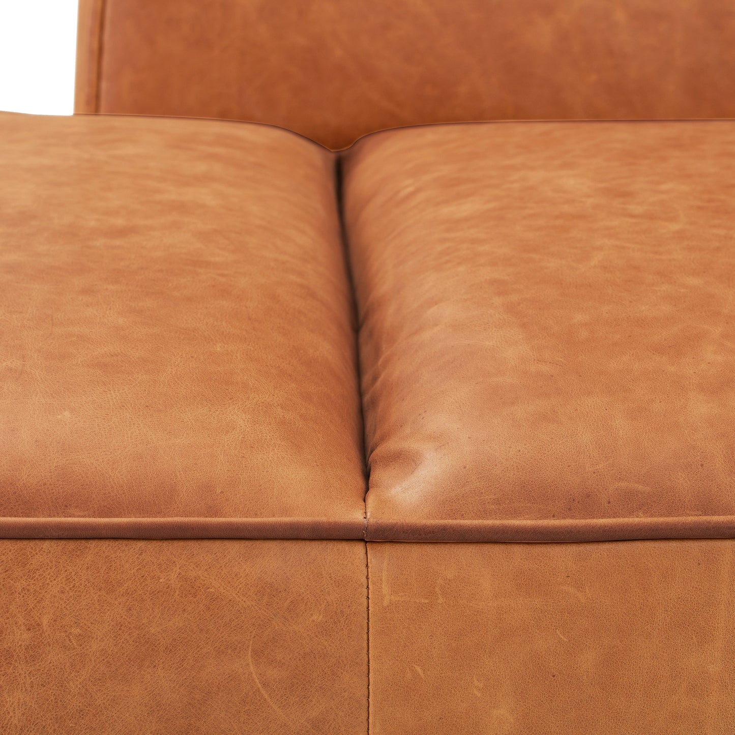 Divano letto Jasper in Poly &amp; Bark - Vera pelle italiana pieno fiore