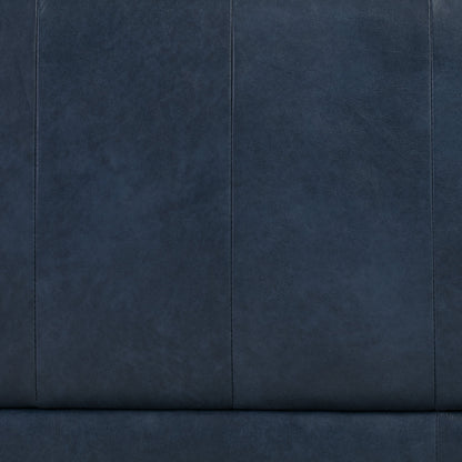 Divano letto Jasper in Poly &amp; Bark - Vera pelle italiana pieno fiore