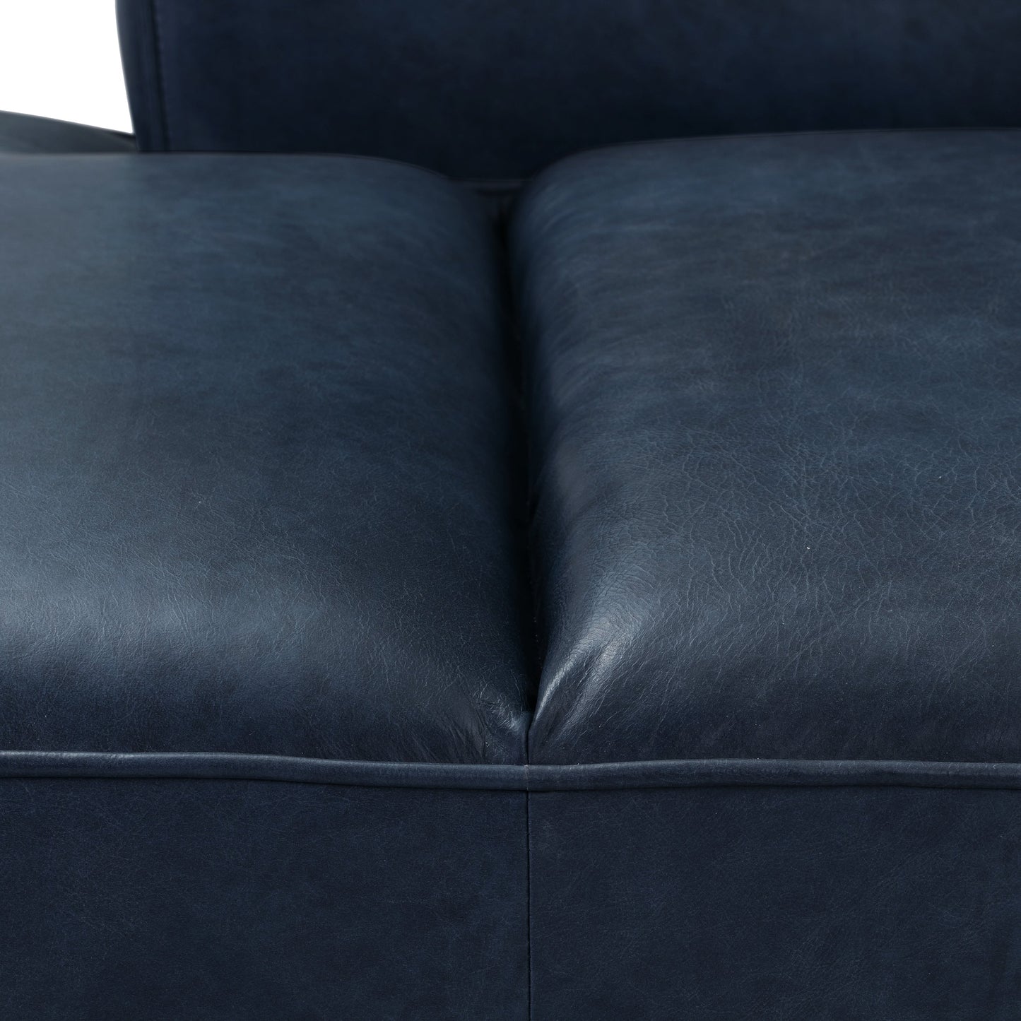 Divano letto Jasper in Poly &amp; Bark - Vera pelle italiana pieno fiore