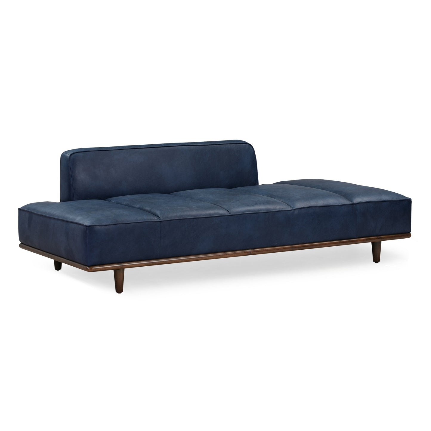 Divano letto Jasper in Poly &amp; Bark - Vera pelle italiana pieno fiore