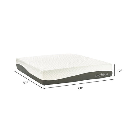 Materasso in memory foam Jacquard EdgeMod Java da 12 pollici